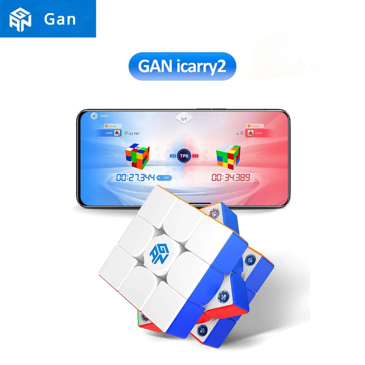 GAN 356 I Carry 2 Ʈ ť, 3x3 ǵ ť,   Ÿ̹ ̵ ܰ, CubeStation , 6-12y ̿ 峭